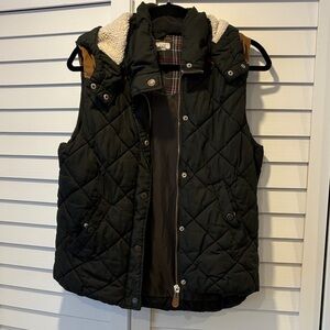 H&M Dark green Quilted Vest